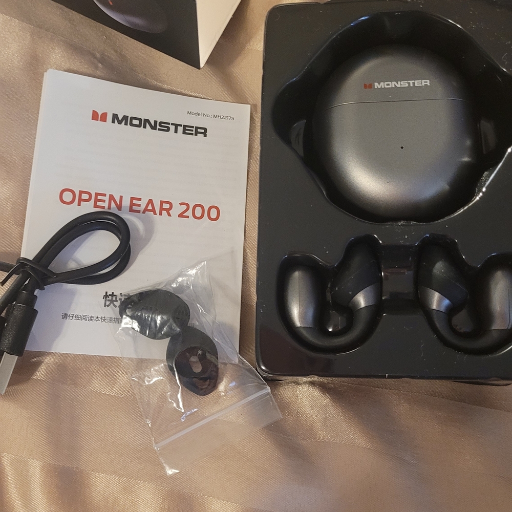 Monster Open Ear 200 Wireless Earbuds - Black